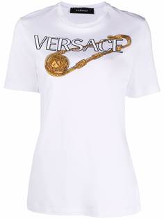 Versace футболка с логотипом