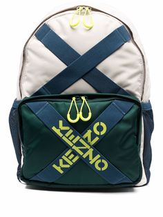 Kenzo рюкзак в стиле колор-блок