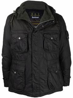 Barbour куртка с карманами карго и капюшоном