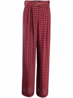 ZIMMERMANN широкие брюки в горох