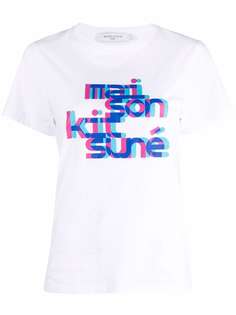Maison Kitsuné футболка с логотипом