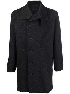 Yohji Yamamoto двубортное пальто
