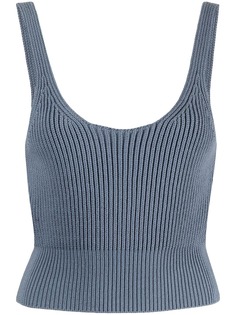 Alexander Wang топ в рубчик
