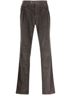 Pt01 вельветовые брюки прямого кроя