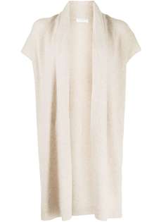 Majestic Filatures кардиган-пальто с драпировкой