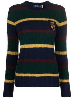 Polo Ralph Lauren джемпер фактурной вязки с вышитым логотипом