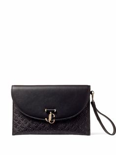 Jimmy Choo клатч с тисненым логотипом