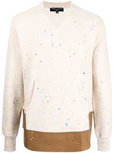 Comme Des Garçons Homme толстовка с эффектом разбрызганной краски