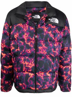 The North Face пуховик Nuptse 1996 с узором