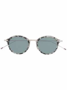 Thom Browne Eyewear солнцезащитные очки в круглой оправе
