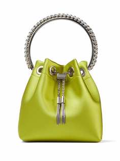 Jimmy Choo атласная сумка-ведро Bon Bon