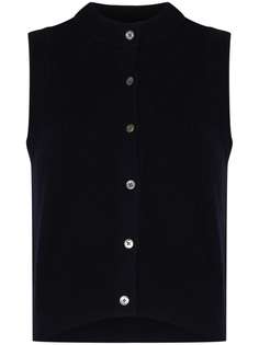 extreme cashmere crew-neck knitted vest