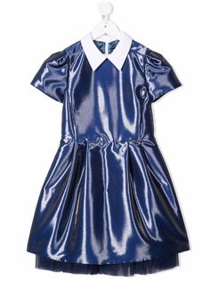 Simonetta платье с короткими рукавами