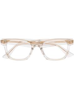 Bottega Veneta Eyewear square thick frame optical glasses