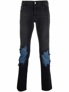 Just Cavalli узкие джинсы с прорезями