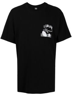 Stussy футболка с графичным принтом