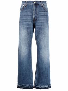 Alexander McQueen широкие джинсы средней посадки