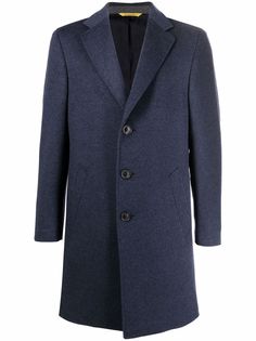 Canali однобортное пальто