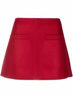 Courrèges high-waisted A-line skirt