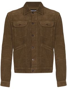 TOM FORD corduroy button-up jacket