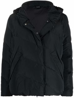 Ea7 Emporio Armani пуховик с логотипом