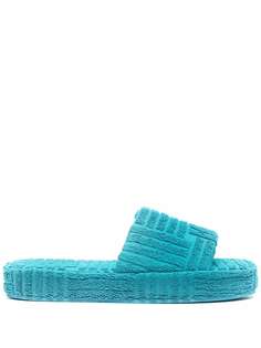 Bottega Veneta Intrecciato terry-cloth slides