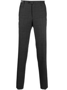 Corneliani checked wool trousers