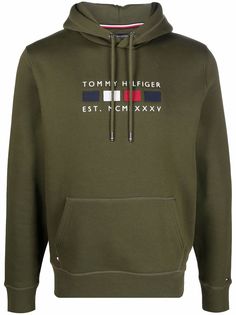 Tommy Hilfiger худи с кулиской и логотипом