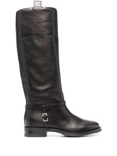 Sergio Rossi knee-length leather boots