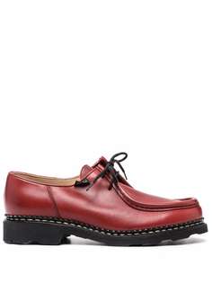 Paraboot lace-up leather loafers