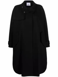 Erika Cavallini off-centre button cape coat