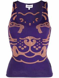 Kenzo logo embroidered tank top