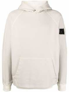 Stone Island Shadow Project logo-patch sleeve hoodie