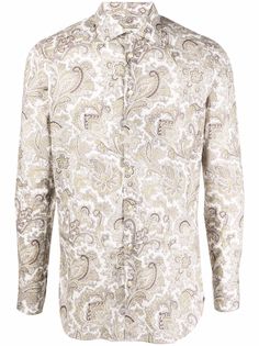 ETRO рубашка с принтом пейсли