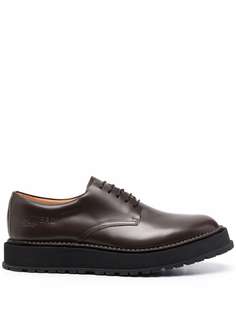 Buttero lace-up leather derby shoes