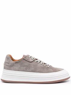 Buttero panelled low-top suede sneakers