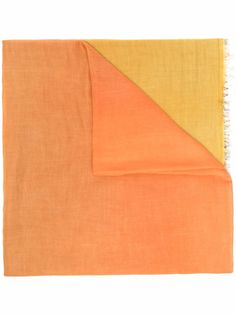 Faliero Sarti colour-block fine-knit scarf