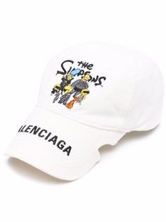 Balenciaga The Simpsons embroidered cap