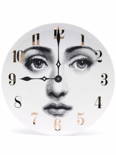 Fornasetti face print clock