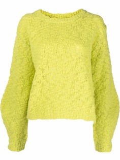 Helmut Lang texture knitted jumper