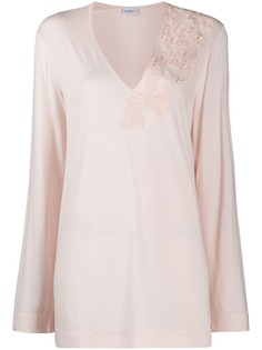 La Perla футболка с цветочной аппликацией