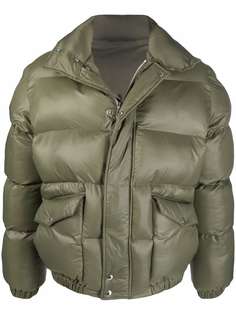 Alexander McQueen padded zip-up jacket