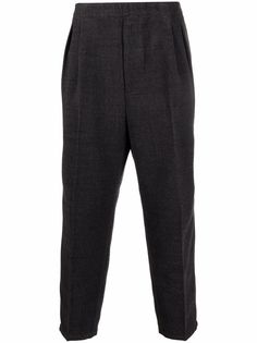 White Mountaineering pressed-crease slip-on tapered trousers