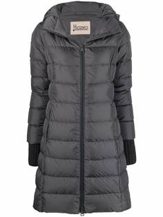 Herno quilted-finish padded coat