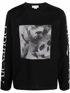 Alexander McQueen graphic-print crew neck sweatshirt