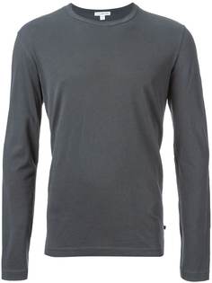 James Perse классическая футболка с длинными рукавами