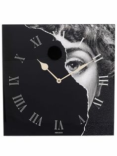 Fornasetti face print clock