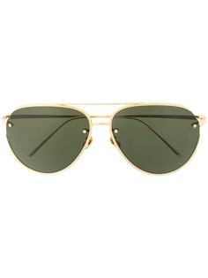 Linda Farrow Russo aviator-frame sunglasses