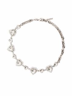Alessandra Rich crystal choker necklace