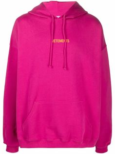 VETEMENTS logo-print oversized hoodie